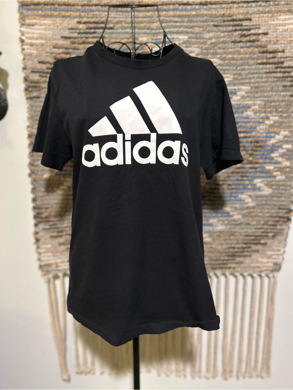 Adidas Black Logo Tee